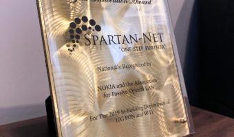 Spartan Net Nationally Recognized for First 10 Gigabit Fiber Deployment in Student Housing